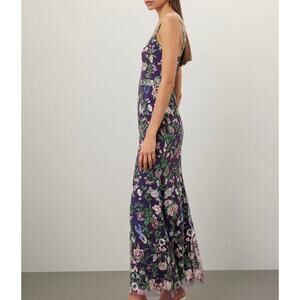 marchesa notte purple lace dress Marchesa Notte Cocktail Dress